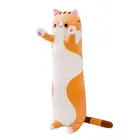 50cm stuffed animal soft beejay big hugging cat plush pillow sleeping companion toys cartoon long cat