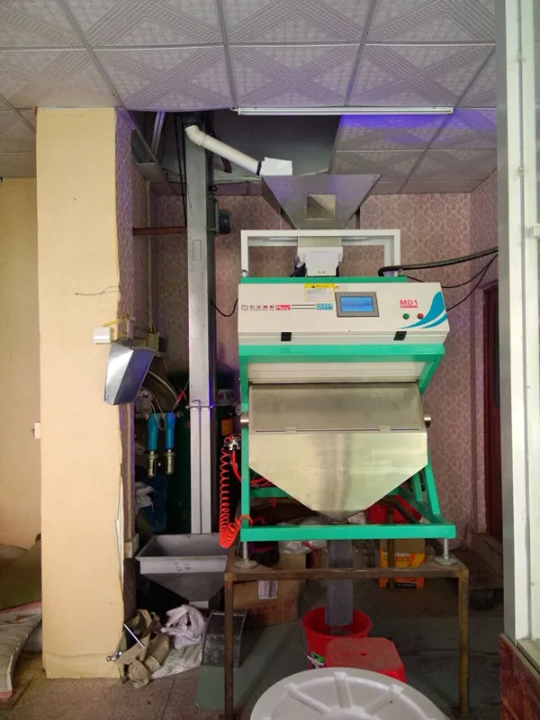Small Color Sorter Machine Rice Salt Coffee Cherry Wenyao Portable Mini Bean  Wood Sorting