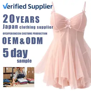 Custom Sexy Women Floral Satin Lace V-neck Front Logo Breathable Soft Elegant Fashion Nightdress OEM ODM Lingerie 3XL