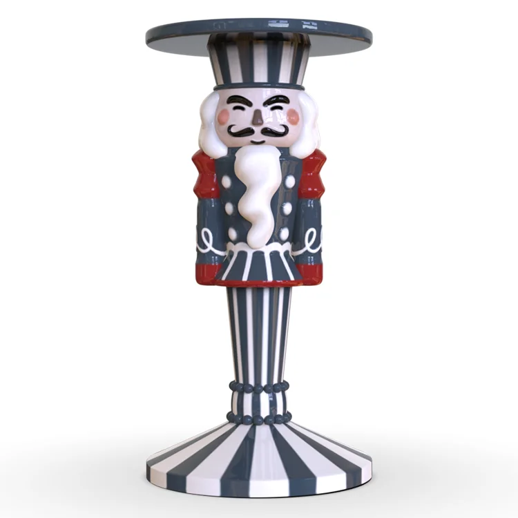 Soporte para pasteles navideños de porcelana personalizado de buena calidad, bandeja cerámica para postres con sabor a menta