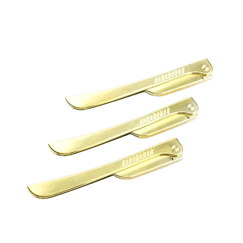 easy carry foldable stainless steel woman razor eyebrow razor