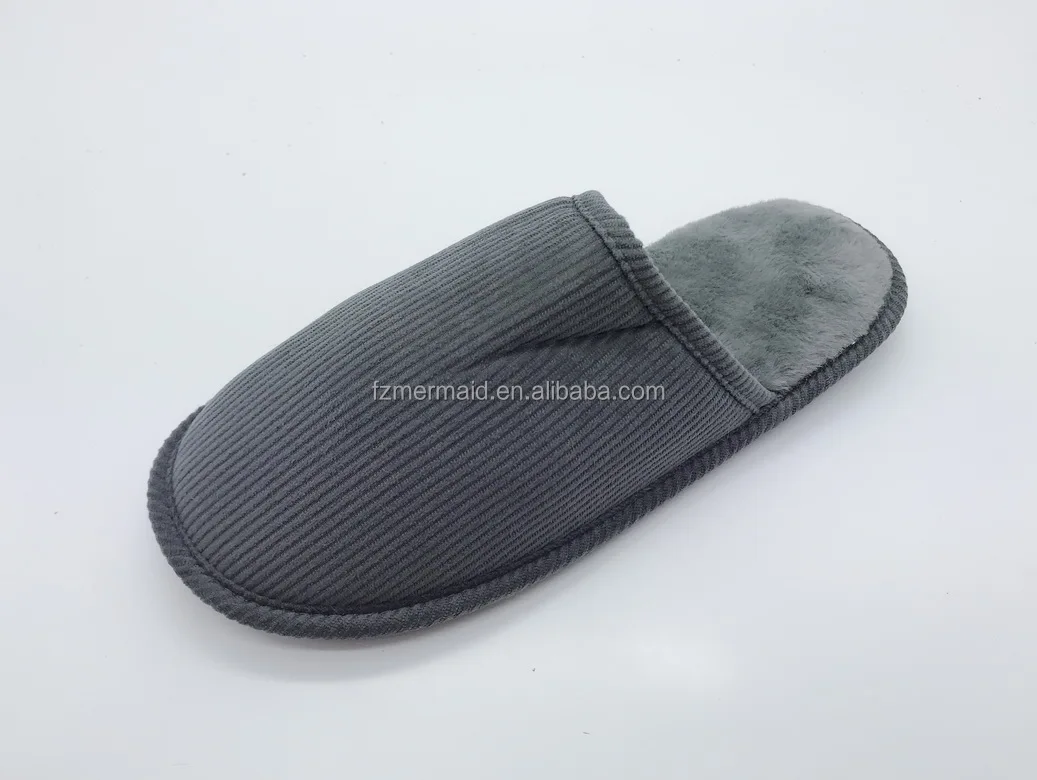 2024 Wholesale Soft Fashion Winter Rubber Faux Fur Comfy Sole Lady Men Slides Plush slippers for Women Cotton House Shoes