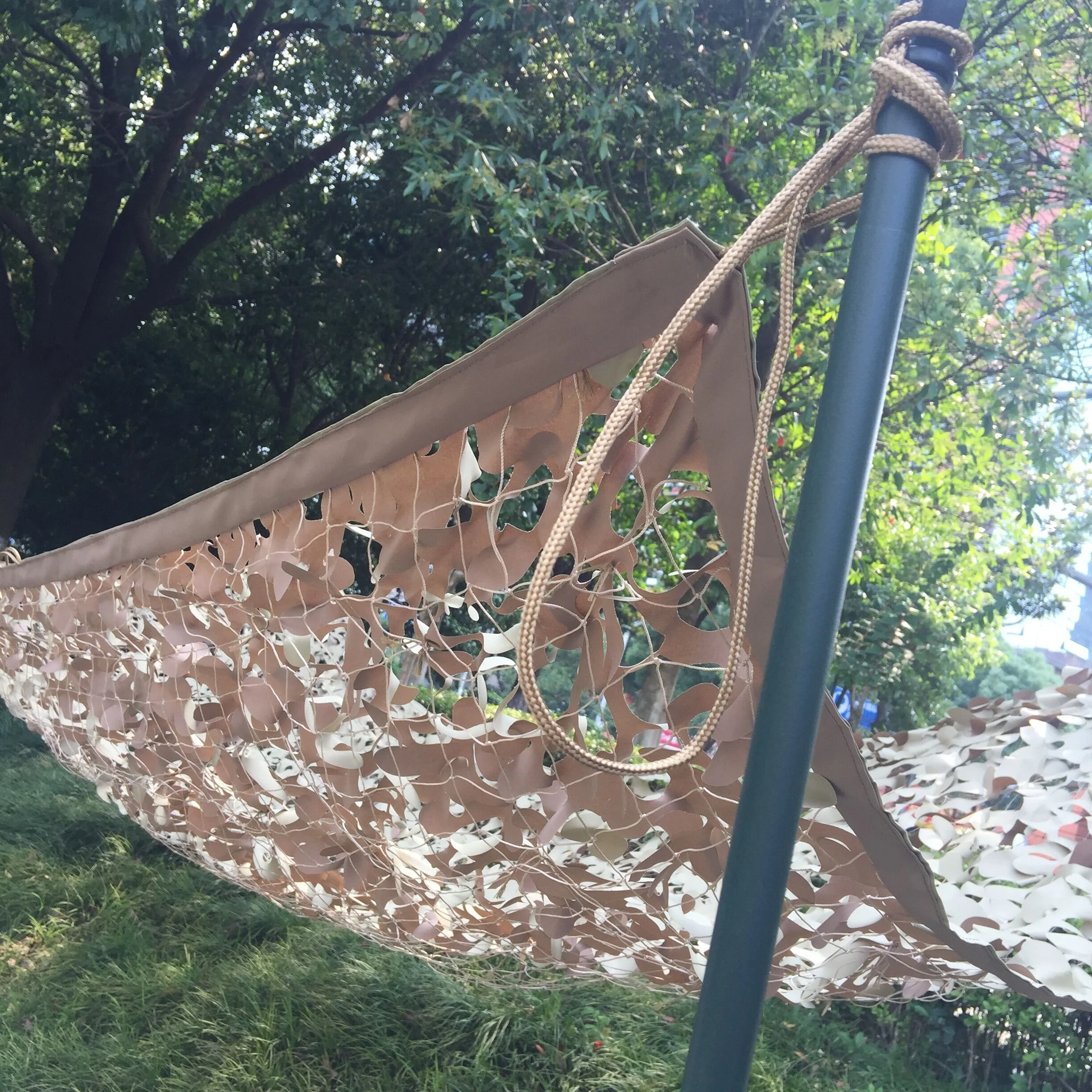 Camouflage Screening System White Camo Netting