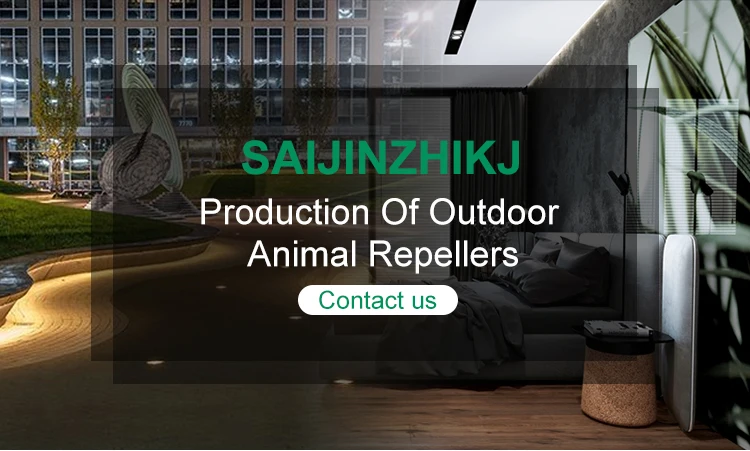 Saijzek High Effective IP66 waterproof Ultrasonic animal repeller repell bird dog mouse Solar mouse bird animal repeller factory