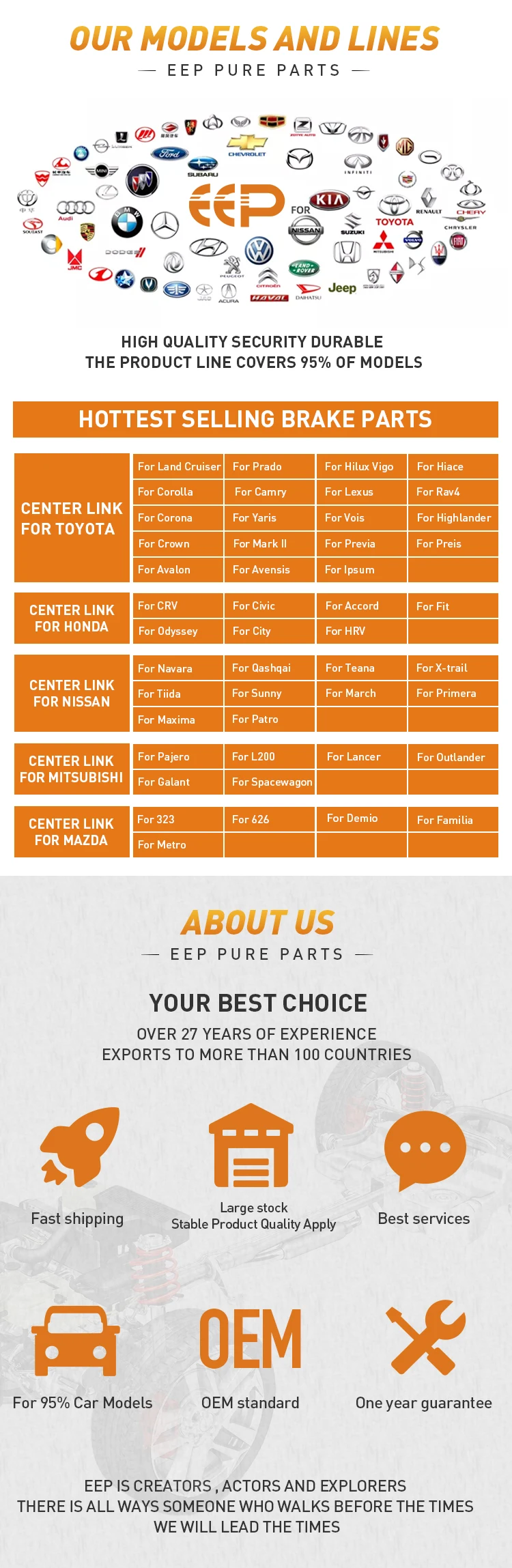 Oem Rear Ceramic Brake Pads For Car Nissan Tiida Livna Bluebird G11z