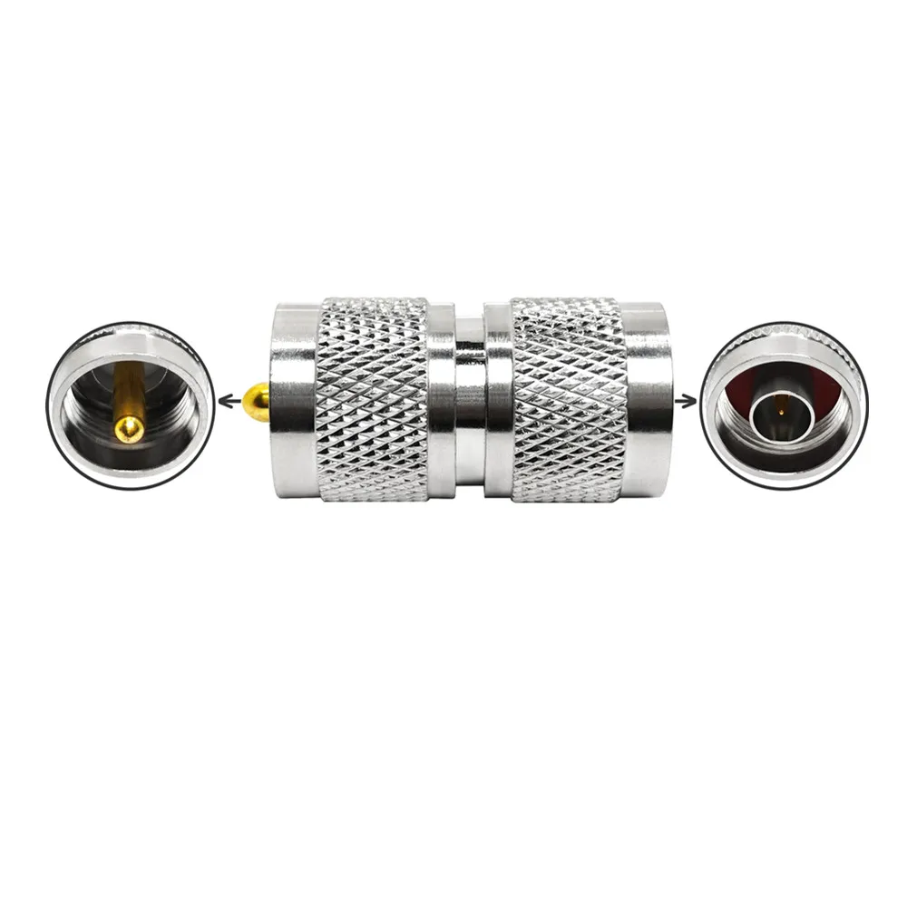 Factory Supply Wholesale N Type Male Plug to UHF Male Plug RF Connector Adapter  Antenna Adaptor in Stock