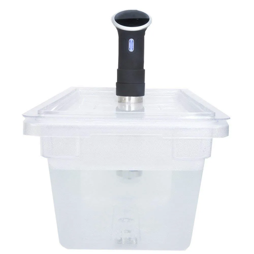 Sous Vide Container Kitchen and More Sous Vide Stick PC Cover with Notch for SVC26 COOKER