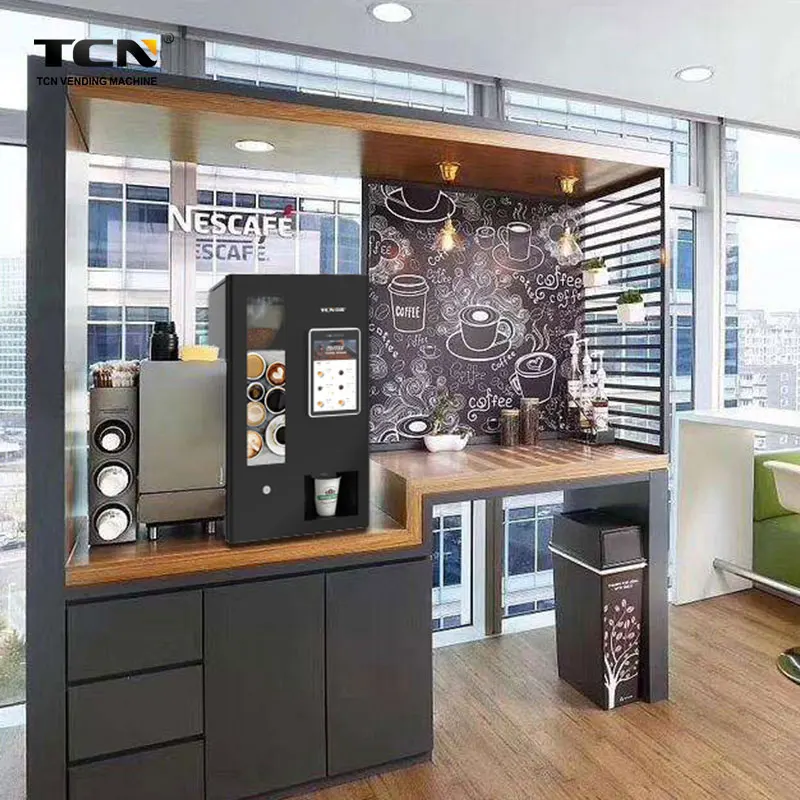 TCN Full Automatic Coffee Vending Machine Table Top Coffee Machine for Business