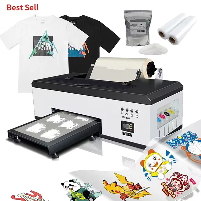 Cheap Dtf Printer Printing Machine L1800 Hot Transfer Pet Film A3 Size ...