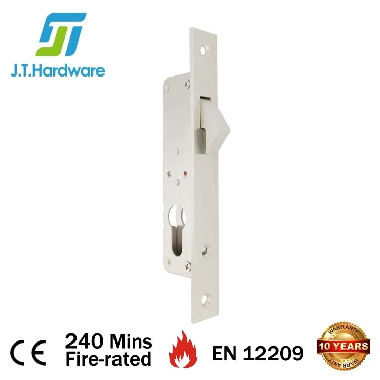 Euro Stainless Steel 304 Sliding Door Narrow Stile Hook Lock