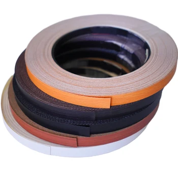 Wooden Melamine Self Adhesive High Gloss Pvc Edge Banding Plastic Silver Color 2mm 3mm 10mm 19mm Thick