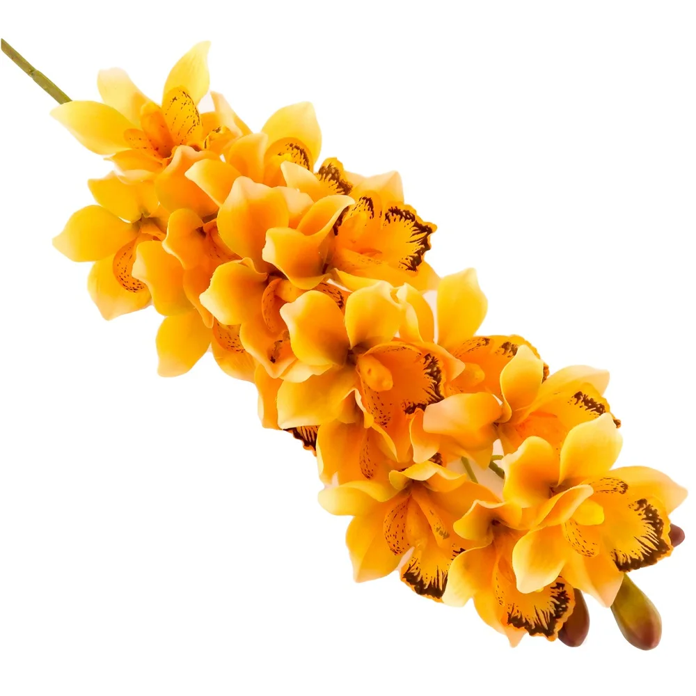 Real Mejor De Orquídeas Amarillo Artificial De La Orquídea Flores Para  Decoración - Buy Artificial De La Orquídea Flores,Amarillo De Seda,Mejor De  Orquídeas Product on 