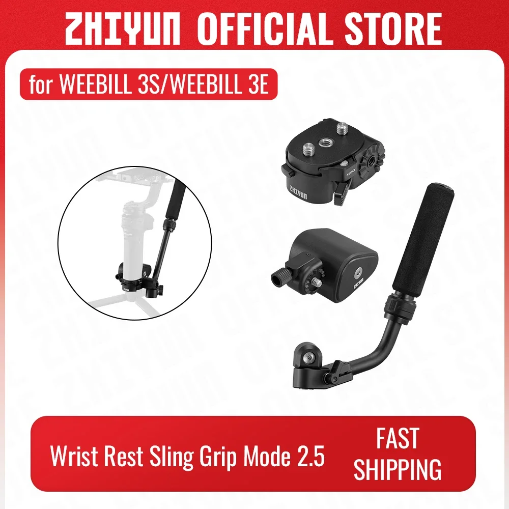 Supporto Per Impugnatura Ergonomico Zhiyun Ex1A09 – Rest Per Polso E Imbraco Per Weebill 3S – Accessorio Per Gimbal Per Fotocamera