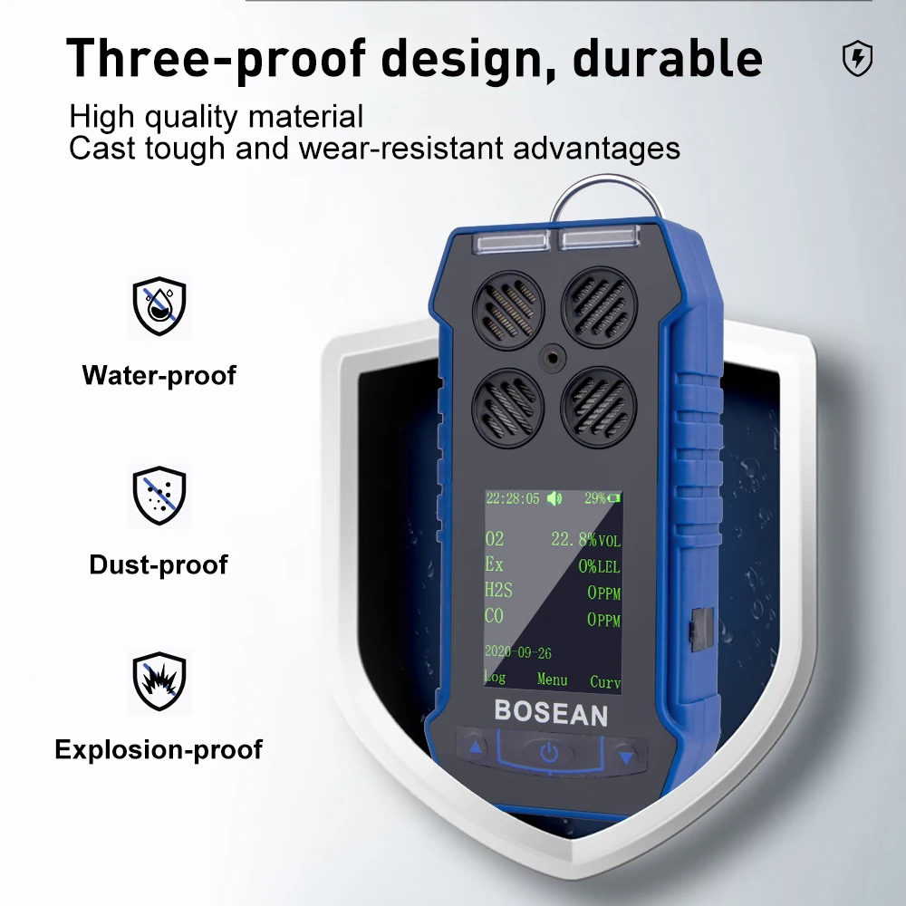 Portable Industrial Multi-Combustible Gas Detector for H2S Natural Gas Detection