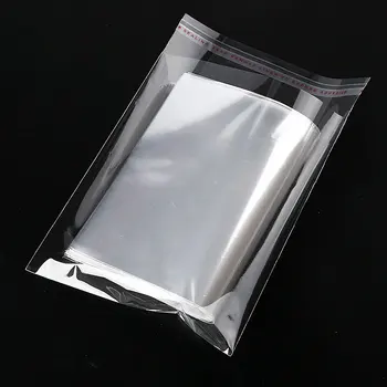 Wholesale Cheap Clear Self Adhesive Seal Clothes Opp Packing Plastic Bag Clear Poly Bag