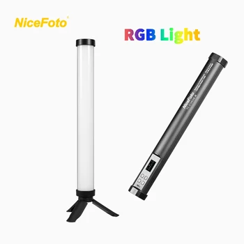 Nicefoto TC-210RGB.W Magnetic 10W LED Video Light LED Video Lighting Photo Light RGB for Colorful Video and Shooting product image
