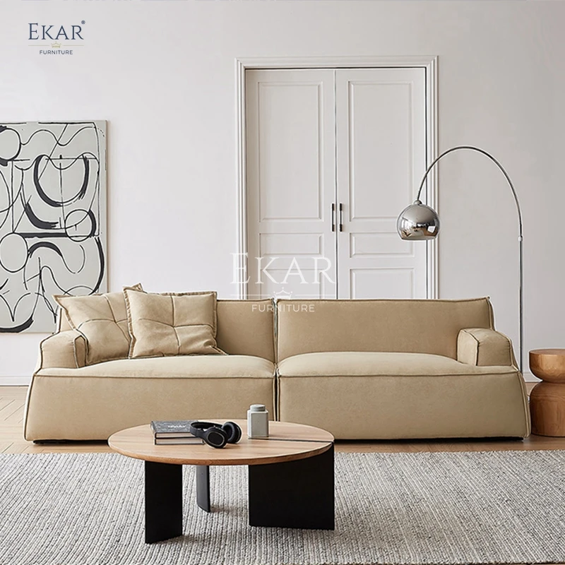 product new design ekar high density foam earth tone modern living room sofa-63