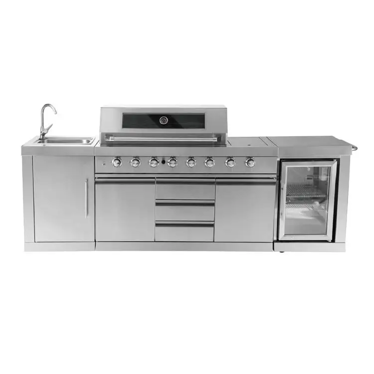 Skywell Outdoor Kitchen Gas Grill Customized Outdoor Kitchen