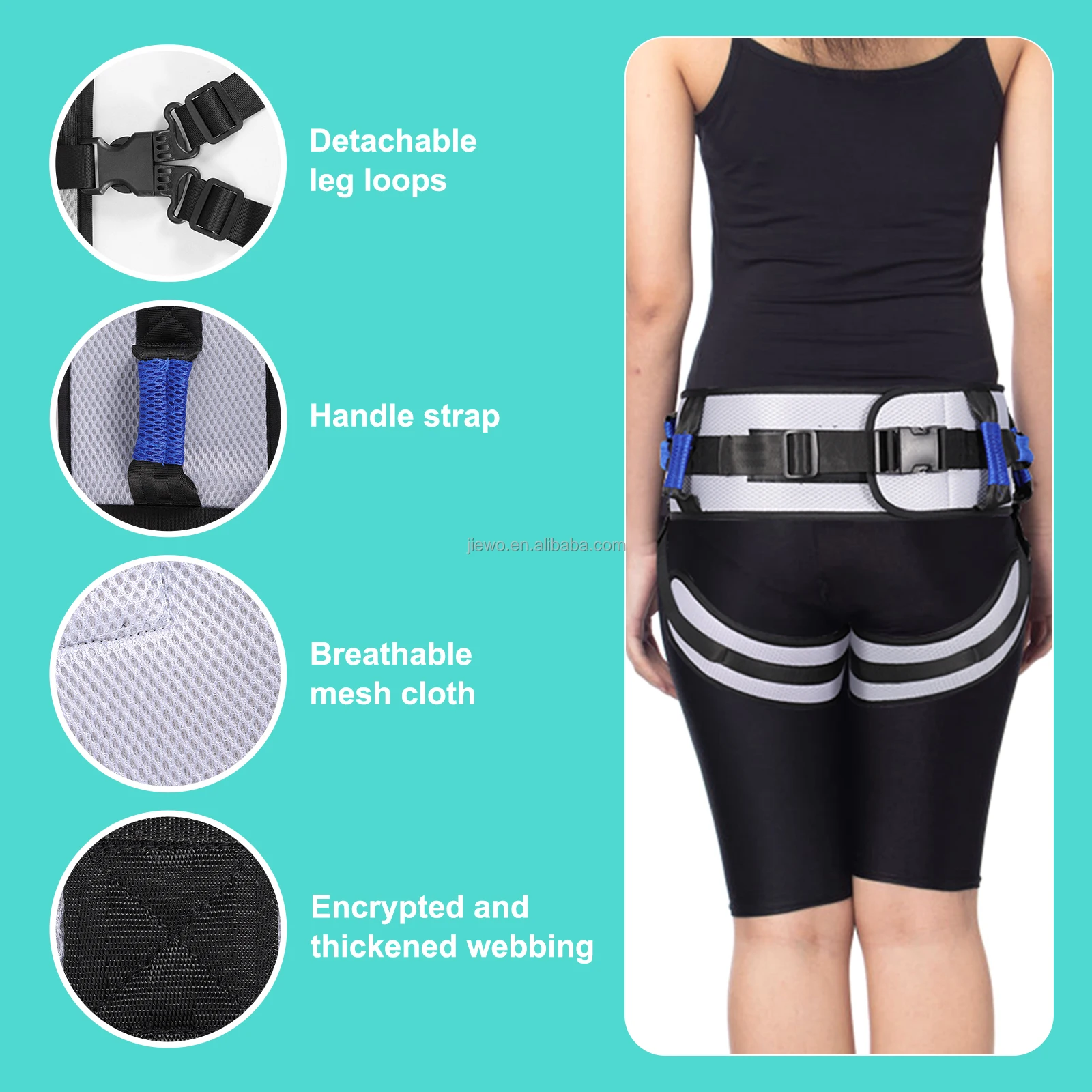 Gait Belt Transfer Belts Medical Nursing Gait Belt For Patient Assist ...