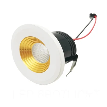 Manufacturer Recessed 110V 220V 3W Cob LED Spot Light Dimmable MiNi Downlight Cabinet Light For Gypsophila Jewelry Display