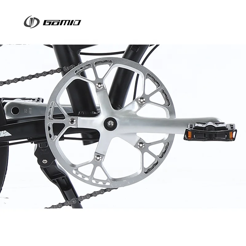 GOMID Aluminium Alloy Folding City Bike V Brake Bicicletas SHIMANO Kit Gear Cycle SCHWALBE Tire Bisiklet Custom Foldable Bicycle