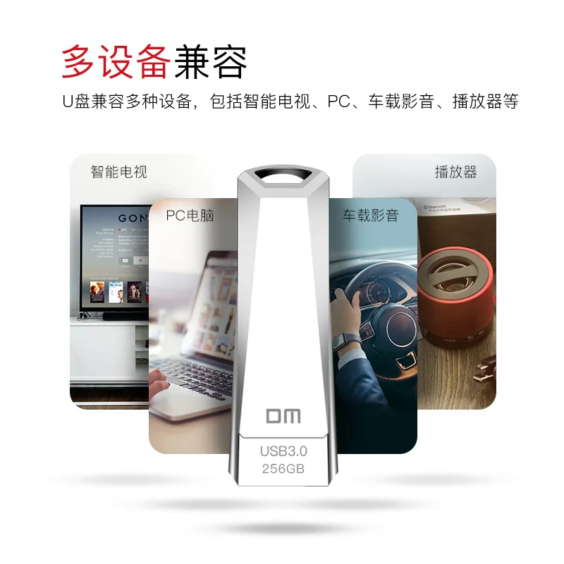 DM Pendrive Usb Flash Drive 16g to 256g Memory Stick with Blister Packaging PD112