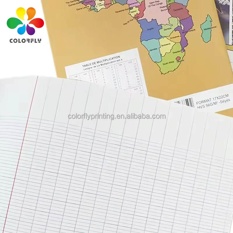 Notebook Supplier Cahier Notebook Seyes Exercise Book for Cameroon