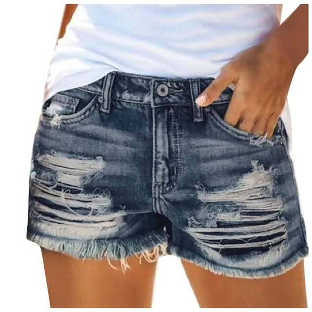 Seksi,Celana Denim Ramping Kasual 