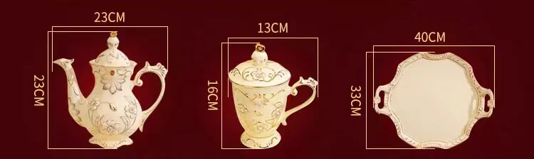 Gold Line Luxury European Style Fine Porcelain Tea Set Graceful Designs Ceramic Coffee Cup Luxury Dinnerware Sets supplier