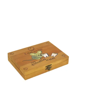 display storage packaging toy child tooth storage wooden  boxes