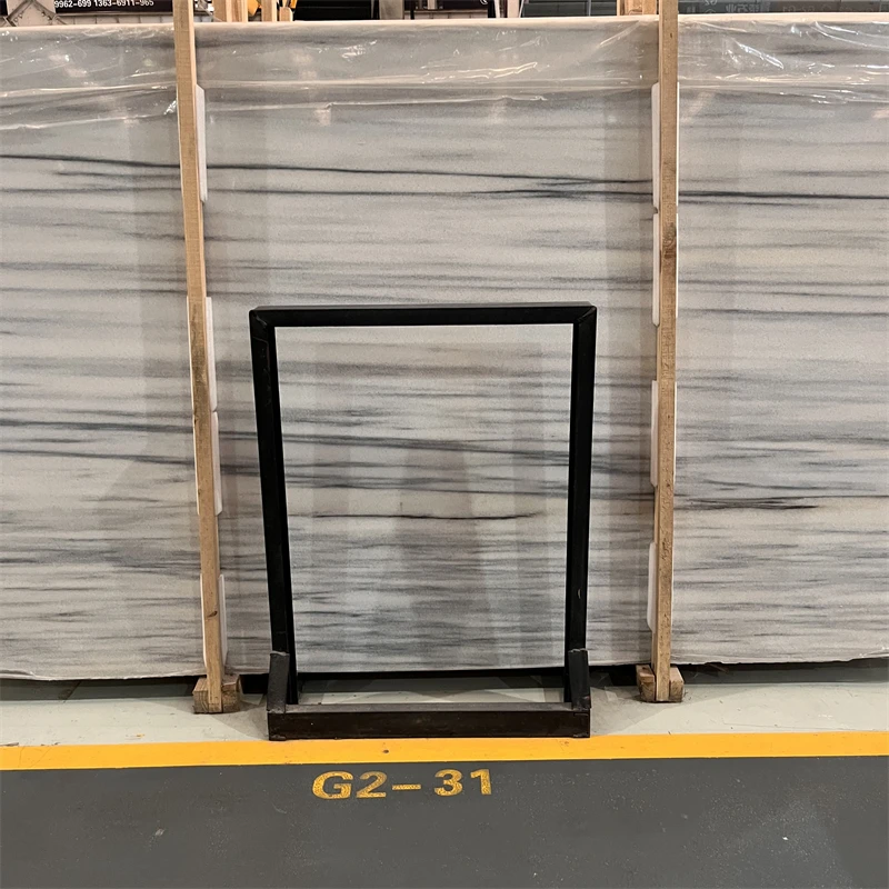 product polished top quality light putin wood marble slabs for wall natural white wooden marble tiles for interior floor-2