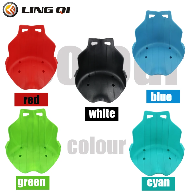 LINGQI Universal Kids Seat Cushion Fit for Children Go Kart Drift Trike  Balance Scooter HoverKart Bracket Seat Cushion