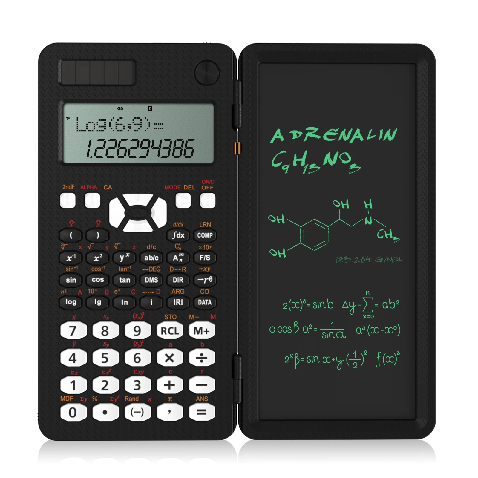 NEWYES Business Examination Lcd Display 12 Digits Graphing Scientific Calculator With LCD Writing Board