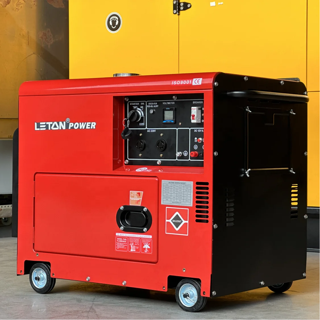 LETON POWER back up home use 10kva diesel generator set for 8.5kw diesel generator silent diesel generator generador