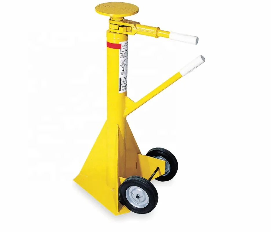 Ratchet Beam Trailer Stabilizing Jack Stand, 100, 000 Lb Static