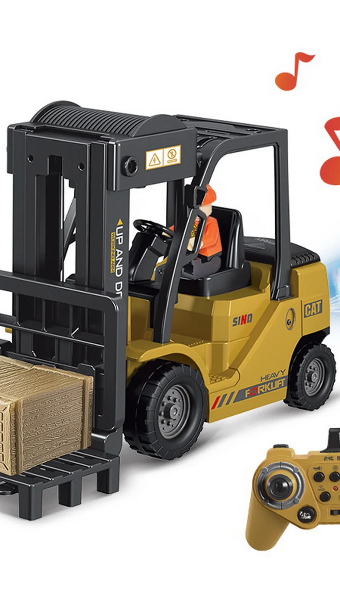 2.4ghz Remote Control Forklift Toys Rc Forklift Truck With Spray Cool ...