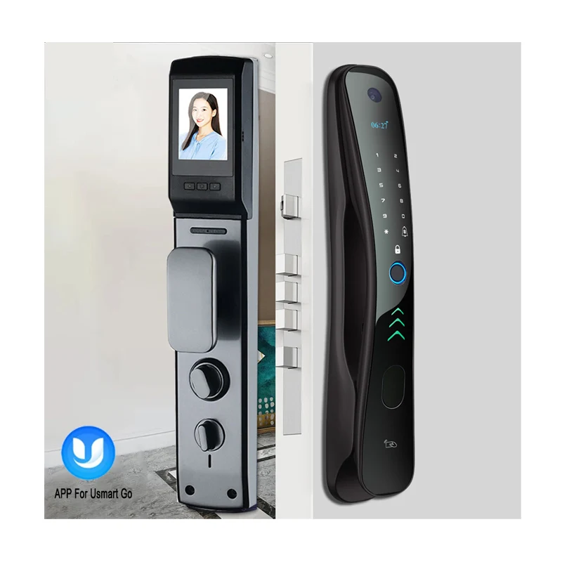 Usmart Go Smart Door Lock With Camera Smart Digital Lock New Biometric Fingerprint Lock