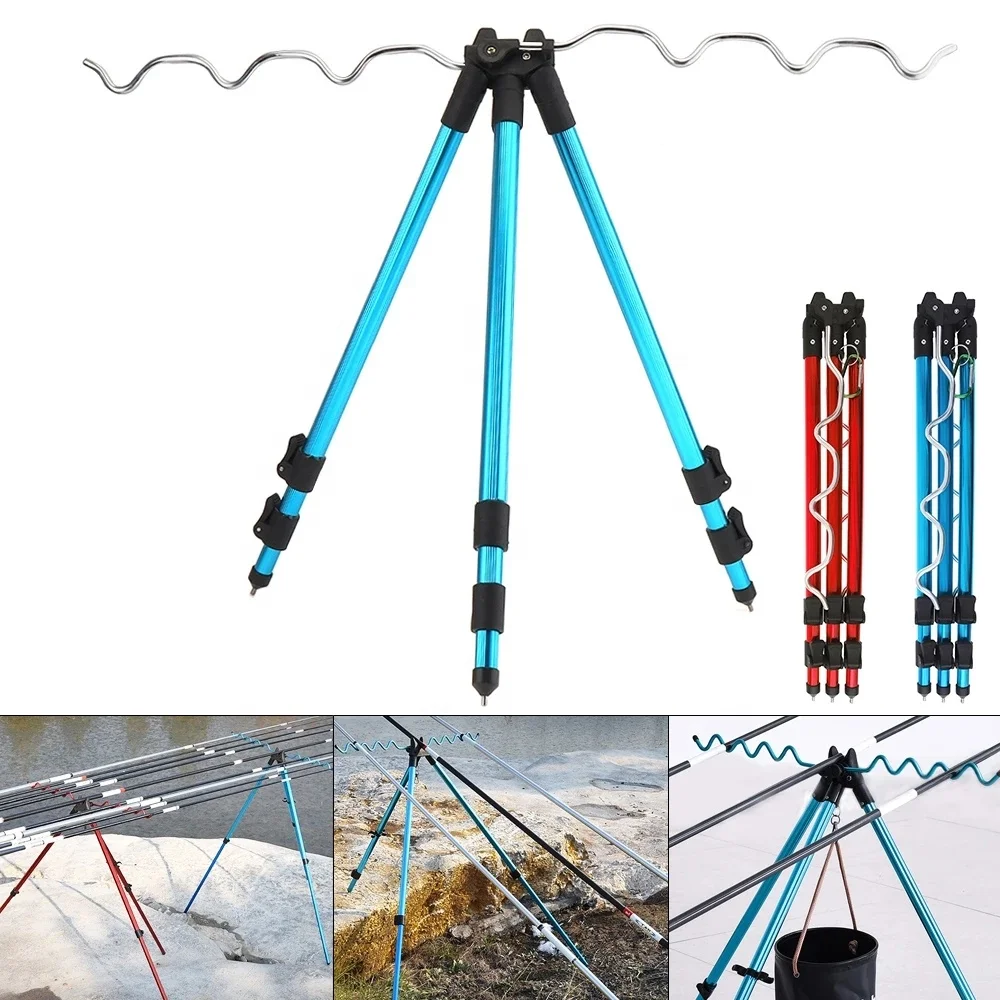 Aluminum Alloy Telescopic Fishing Rod Holder Portable Durable