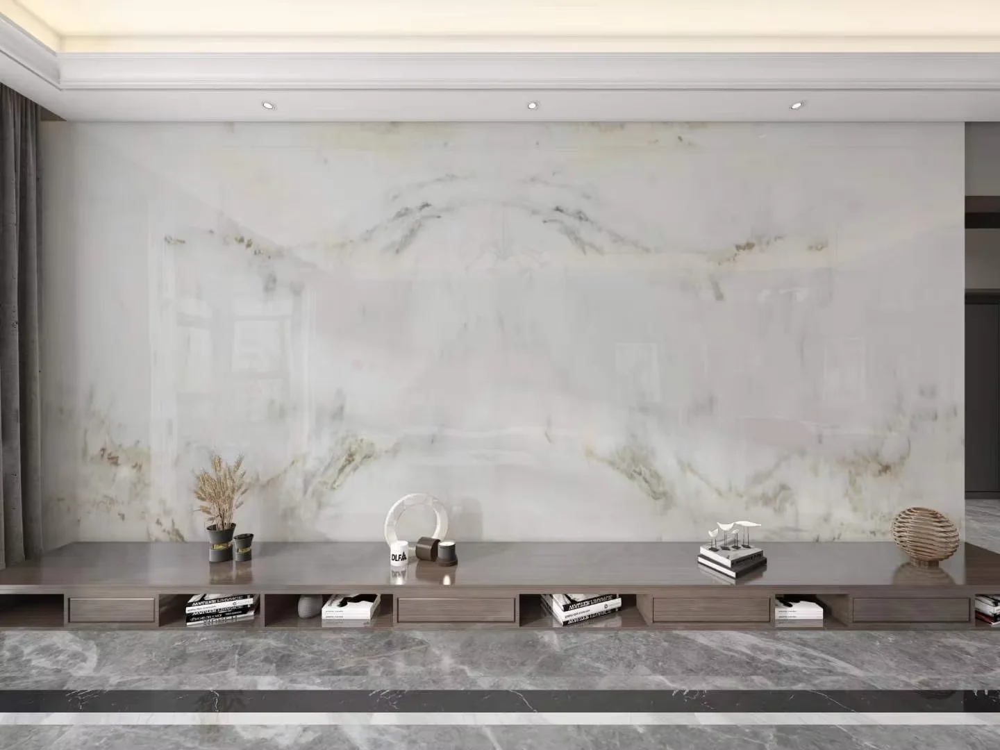 luxury natural white marble big slab polished large format stone for villa hotel floor kitchen wall panel bathroom-6