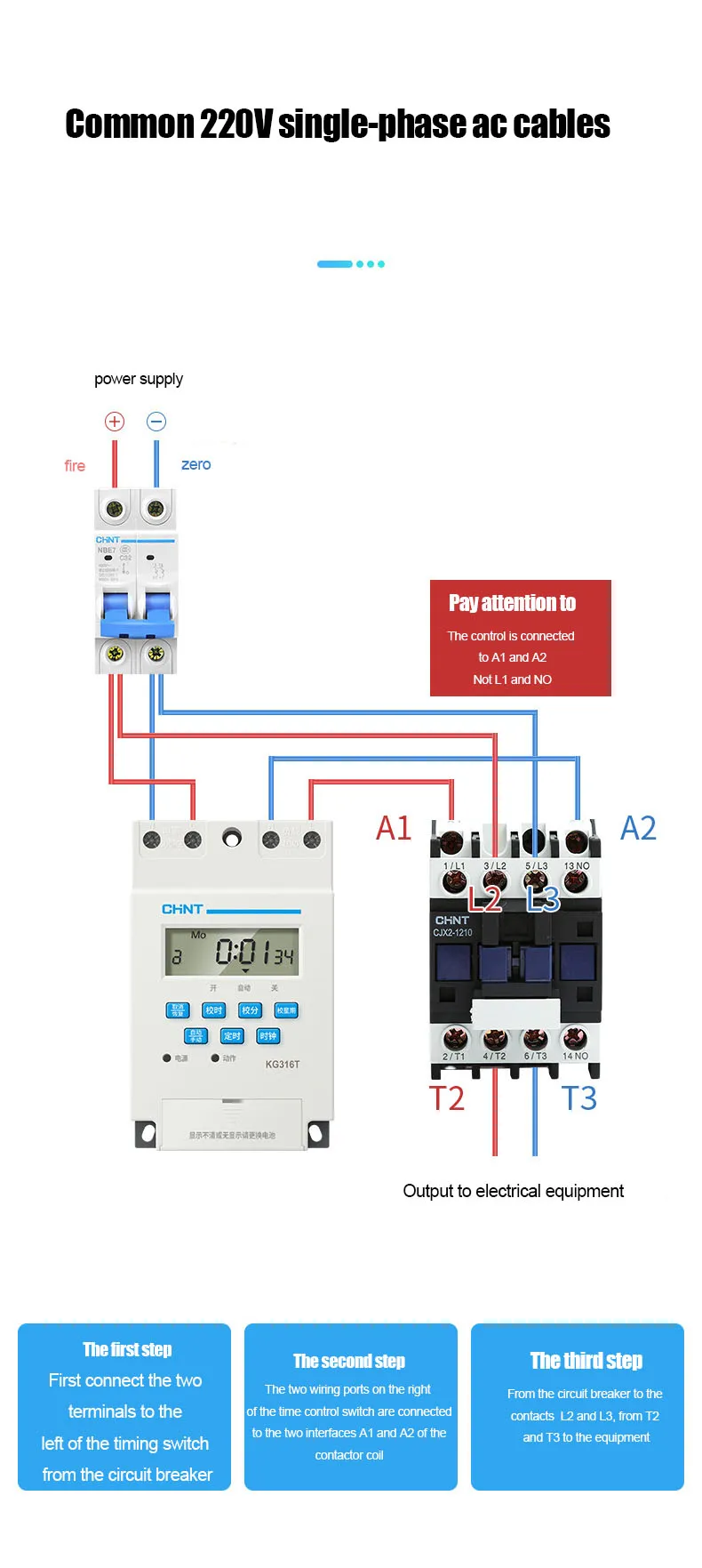 Wewoo - Prise électrique avec minuteur Commutateur de commande de minuterie  de micro-ordinateur d'affichage à cristaux liquides de CA 220V AC de KG316T  - Prises programmables - Rue du Commerce