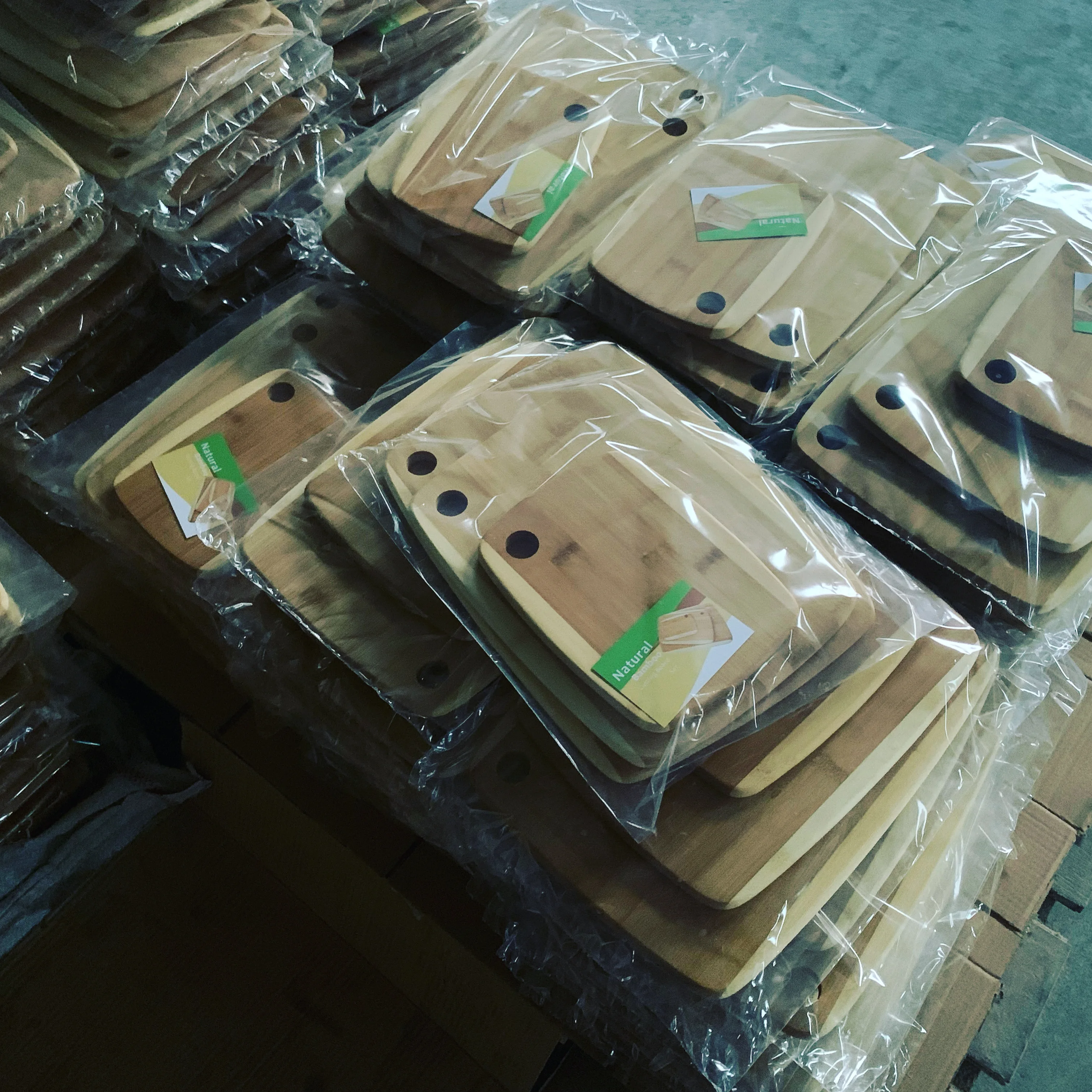 Пользовательская бамбуковая разделочная доска набор из 3 разделочных досок