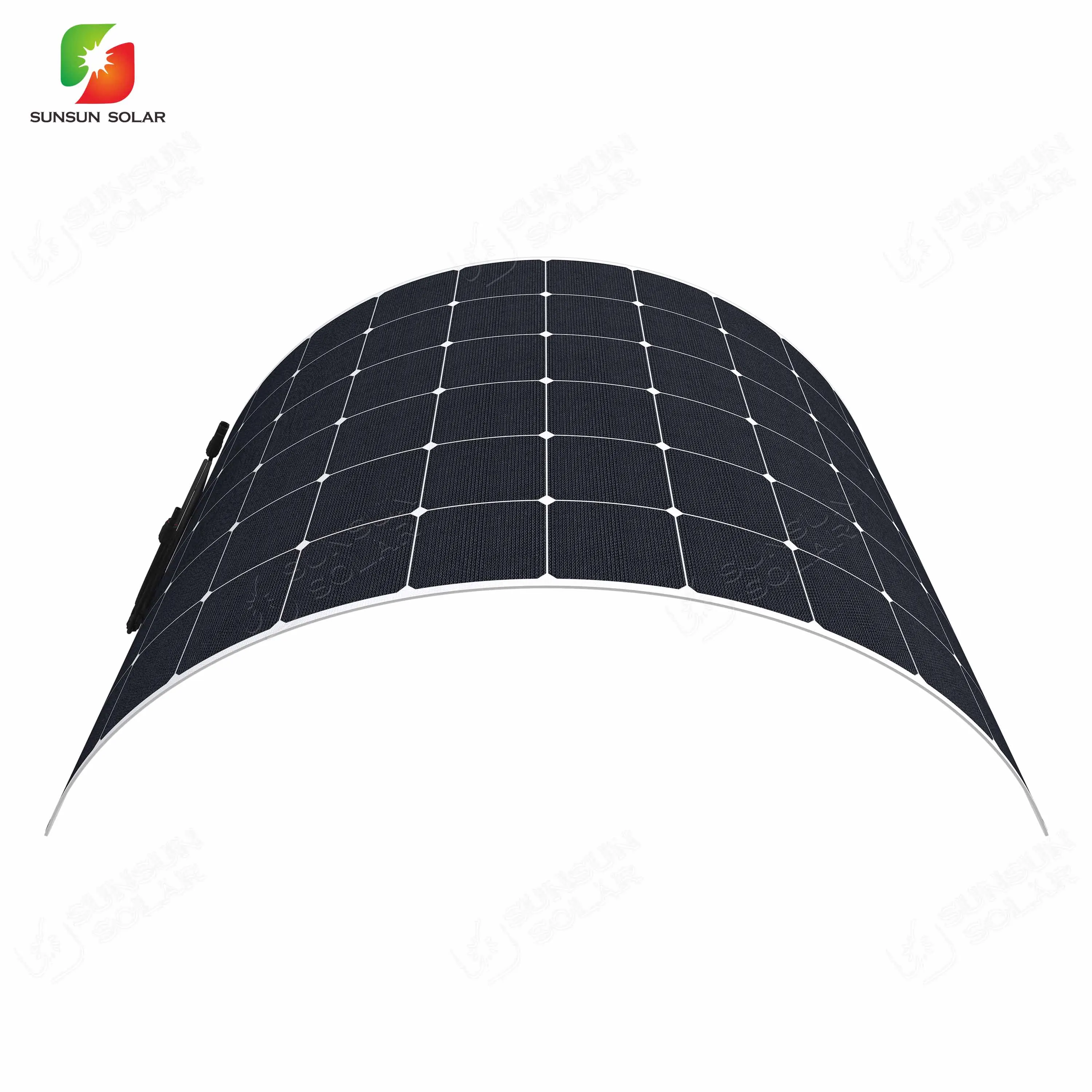 
 Полугибкая солнечная панель для кемпинга Rv Marine ETFE/PET 12 В 24 в 200 Вт Sunpower Etfe  