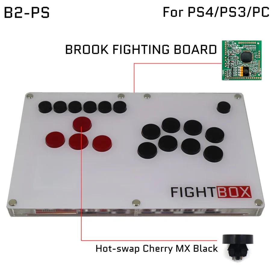 All Buttons Hitbox Style Arcade Video Game Hitbox Arcade Joystick ...