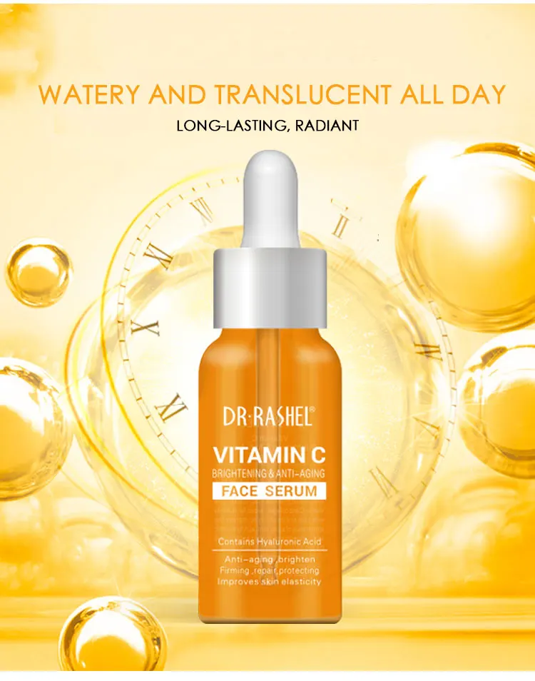 DR RASHEL Brightening Vitamin C Serum For Face Firming Makeup Primer Serum