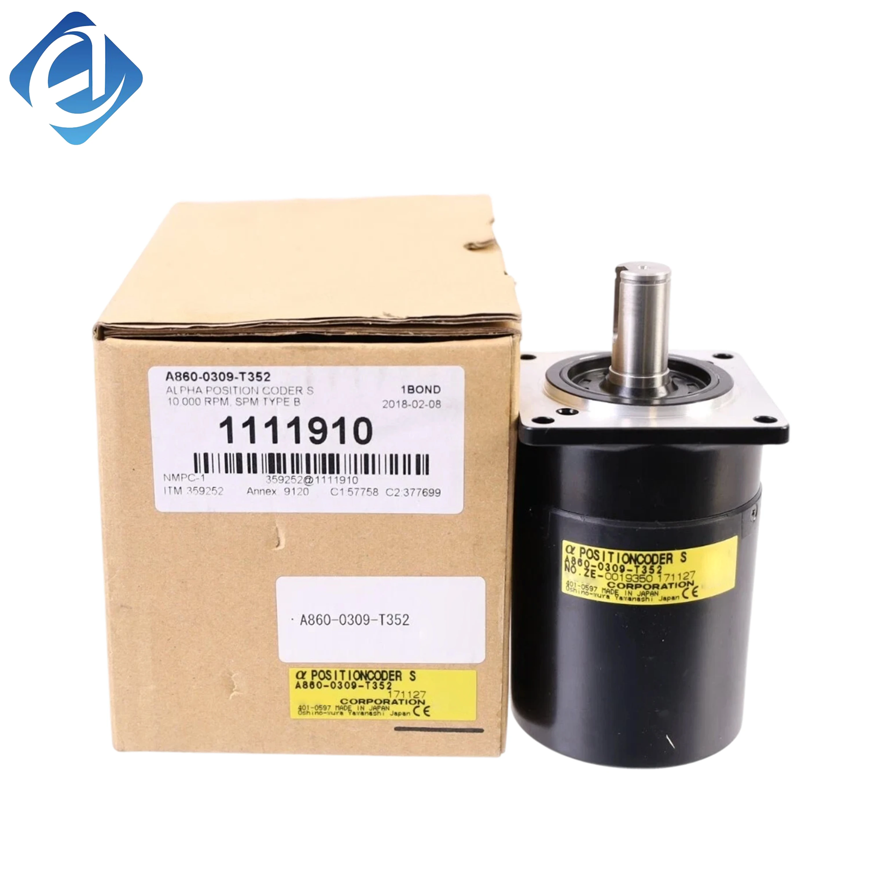 New Original A860-0309-T352  Fanuc rotary encoder sensor. It delivers high‑precision position and speed feedback with stable signal output. Mainly matched with Fanuc servo motors and CNC machine tools, providing real‑time motion detection 