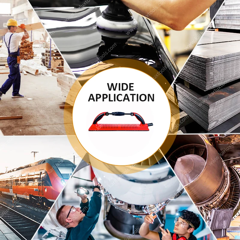 Longboard Hand Sanding File Block With Both Hook & Loop Backing