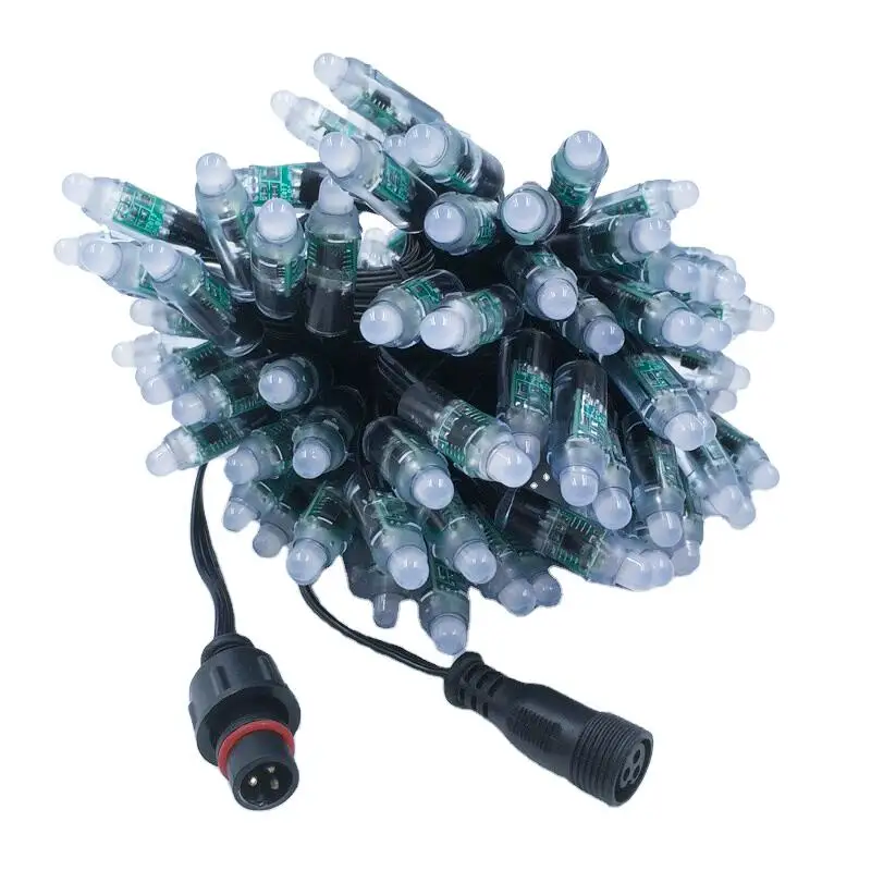 DC12V Smart WS2811 Bullet Led Pixel Ip68 18awg Black Wire With Ray Wu/paul Zhang/xconnect/DIY Connectors
