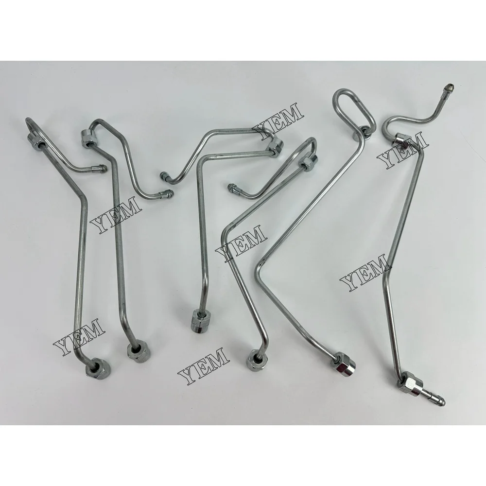 High Pressure Fuel Pipes Fit for Isuzu 6SD1 Excavator Forklift Diesel Engine Repair Parts
