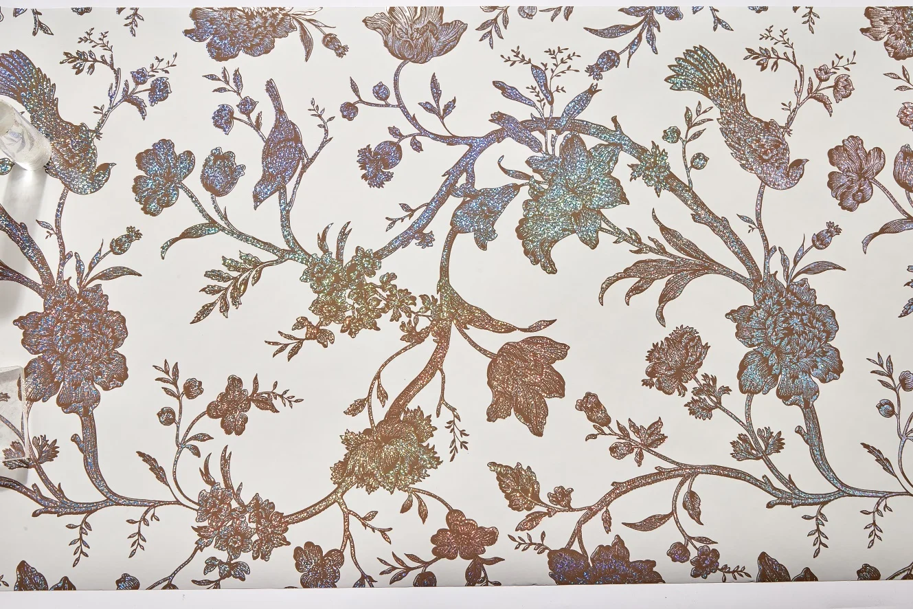 Home Decoration High Quality Wholesale Brown High End Pure Paper Gilded