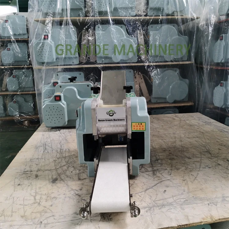 Automatic Tabletop Gyoza Skin Maker Machine Small Size Dumpling/Spring Roll/Wonton/Pierogi Wrapper Skin Machine Grain Making - Image 4